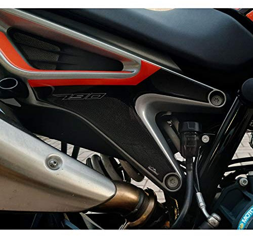Resin Bike Aufkleber für Motorrad Kompatibel mit KTM Duke 790 2019 2020. Seitliche Unterbodenschutzabdeckungen vor Stößen und Kratzern. Paar 3D-Harzklebstoff - Stickers - Made in Italy