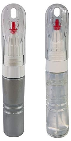 Lackstift Set mit Nadel+Pinsel im Farbton Mingblau LZ5L passend für Audi 12ml Autolack 12ml Klarlack