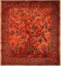 THE ART BOX Tapestry Orange Tree of Life Wall Hanging Psychedelic Tapestries Indian Cotton Twin Bedspread Picnic Sheet Wall Decor Blanket Wall Art Hippie Bedroom Décor (Small, 30x40 Inch)