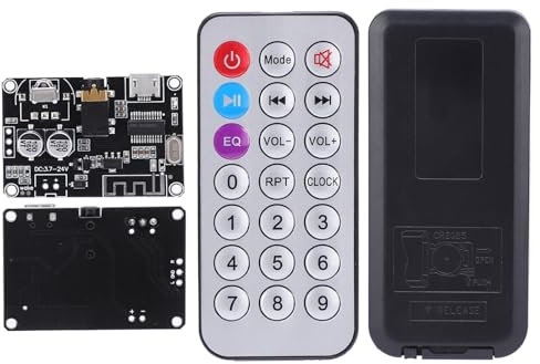 Bluetooth-Verstärkerplatine, XY-WRBT-Leistungsverstärkermodul mit Fernbedienung, Stereoanlage, Bluetooth-Audioempfängerplatine Modul