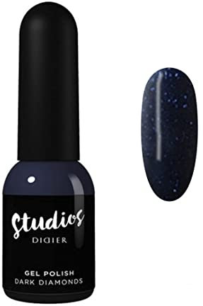 DidierLab - Premium UV Nagellack Dark Diamonds - Gel Nagellack - Farbgel für Gelnägel -Auftrag von 1 oder 2 Schichten Gel Nägel - Stark Pigmentiert UV Gel Nagellack -Leicht Aufzutragender Gel Polish
