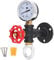 Amerikanische industrielle Feng Shui Rohrhaken Wanddekoration Retro Schmiedeeisen Kleiderhaken Rack rustikal Hut Robe Handtuch Wandhalterung Tippe A