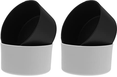 Zerodeko 4 Schutzhülle Für Flaschen Boden Flaschenhülle Spritzbodenschutz Wärmeisolierte Bodenhülse - 16 Unzen Nuckelflasche Wasserkocher Deckel Kieselgel