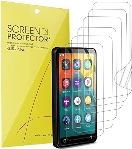 Blueshaweu Schutzfolie Kompatibel für innioasis G1, HD klar Flexible TPU Displayschutzfolie [6 Stück] für innioasis G1 4 MP4 MP3 Player (Clear)