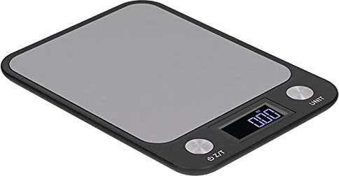 Digitale Küchenwaage, Elektronische Mini-Tischwaage, Digitale Lebensmittelwaage aus Edelstahl Mit LCD-Display, Multifunktionale Küchenwaage 1 Kg ~ 10 Kg