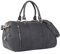STILORD 'Keanu' Leder Weekender Herren kleine Vintage Reisetasche zum Umhängen Handgepäck Reisegepäck in Kabinengröße echtes Rindsleder, Farbe:Carbon - grau