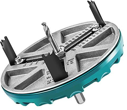Dropfree Trou de Scie RéGlable DiamèTre 45Mm-130Mm Ouvre-Trou de Travail Du Bois Outils de Coupe pour Panneau de Gypse Panneau de LièGe