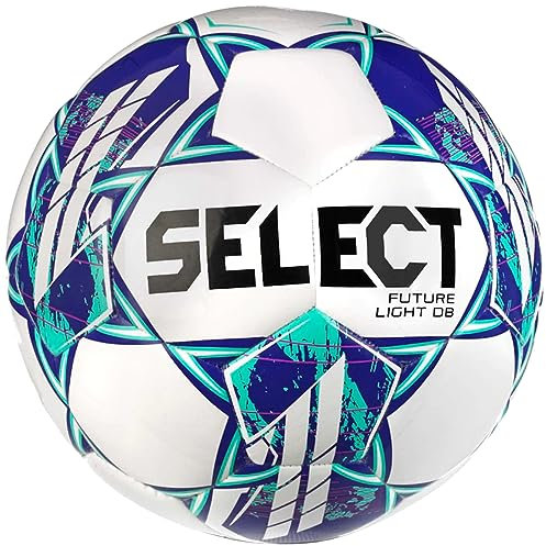 Select Future Light DB Kids V23 Ball 130007, Unisex, Ball zum Fußball, White/Purple/Green, 4
