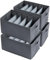 Niviy 4 Stück Schubladen Organizer kleiderschrank Extra Großem 5 Fächer Abstand 8,5cm Aufbewahrungsbox Schrank Faltbar PP-Hartplatte Stabiler Boden Organizerbox für Jeans,Mantel,Pullover 43X30X25CM