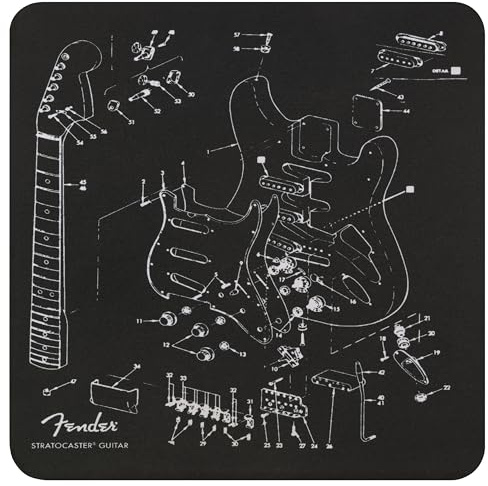 Fender Quadratisches Mauspad mit exclusivem, ikonischem Design