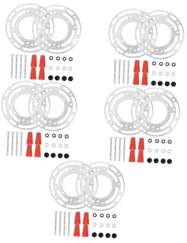 Amosfun 10ensembles Support De Pour Luminaire Ensemble De Plaques De Fixation Pour Mur Et Plafond Pour Lampes Murales Et Plafonniers