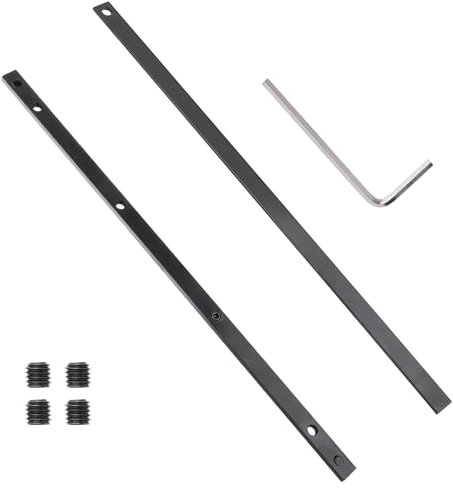 GIONAR 1 Paar Führungsschienenverbinder für Makita P-45777 Tauchkreissäge SP6000 198885-7, Führungsschienen-Verbindungssatz, Führungsschienen-Verbindungsstange für Festool Bosch DeWALT