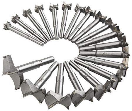 20pcs/set 14-50mm Forstner Drill Bits Woodworking Self Centering Hole Cutter Electric Tools For Woodwork