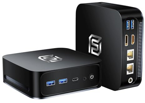 NIAKUN Mini PC Windows 11 Pro, Micro Desktop PC Computer con 12 Gen Alder Lake N95(hasta 3.4GHz), 16GB RAM 512GB SSD, Mini Ordenador Soporta Pantallas 4K, Gigabit Ethernet, Tipo-C, USB 3.2, HDMI