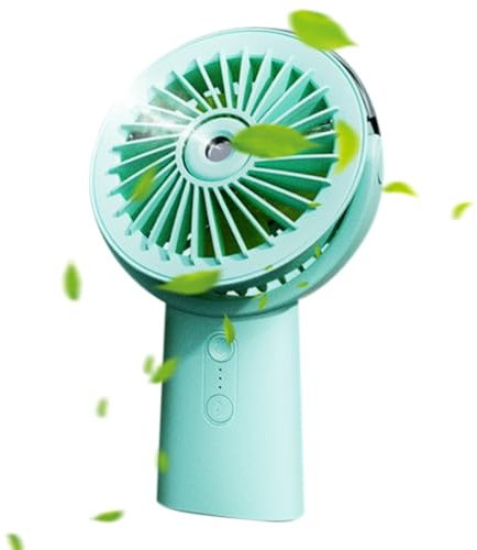 Ventilador de nebulización portátil para exteriores, ventilador de nebulización portátil | Ventilador de pulverización de agua ajustable de 3 velocidades - 4000mAh, ventilador de enfriamiento manual 2