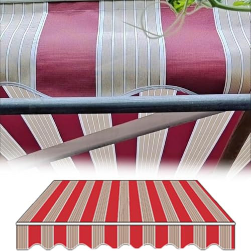 Generisch Markisenstoff,2m 4m 5m 6m 7m,Markisenbespannung Canvas,Sonnenschutz Markisenbespannung Ersatzstoff,Garten Geeignete Markisenrahmen-Maße,7x3/22.9x9.8ft