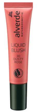 alverde NATURKOSMETIK Liquid Blush 30 Dusty Rose, 15 ml