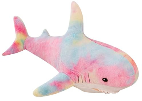 AURWEL XXL Hai Kuscheltier 100cm, Weiches Hai Spielzeug & Plüschtier, Großes Stofftier für Kinderzimmer-Deko, Einfach zu Reinigen Familie, Freunde und Tierliebhaber