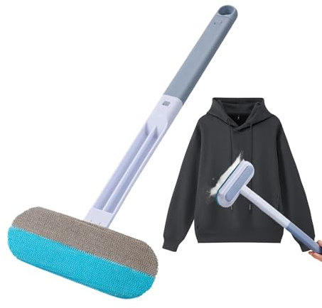 Pet Hair Remover, Carpet Cleaning Rake, Upholstery Scraper Tool, Reusable Lint Remover, Ergonomic Handle Design for Couch, Furniture, Car, Rug, Sofa Use, 17.91x7.28x2.76 inches