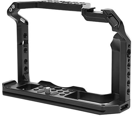 aqxreight Frame di Estensione Multifunzione in Lega di Alluminio per Fotocamera Fuji XT-4 Mirrorless per Vari Accessori