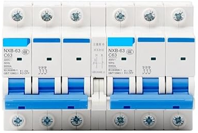 Panneau électrique, Panneau de disjoncteurs triphasés 32 A, 40 A, 63 A, MTS, double alimentation, commutateur transfert manuel, disjoncteur MCB 50 Hz/60 Hz 400 V~(40a)