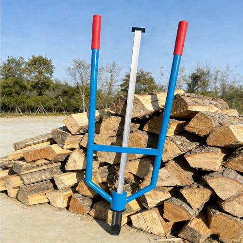 Manual Log Splitter with Triangular Large Arc Design for Camping, Farm, and Home Use