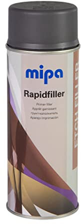 MIPA Rapidfiller Spray 400ml dunkelgrau – Korrosionsschutz-Grundierung mit hoher Füllkraft für kleine Reparaturen