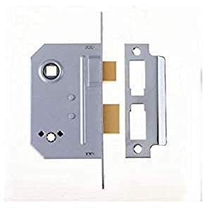 Yale P-M236-CH-63 Bathroom Mortice, Polished Chrome, 2.5 Inch/64 mm