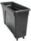 Chabrias Ltd (214 Litre Slim Mobile Glass Bottle Recycling Bin, Skip, Bar Truck, UK Made, Black Bottle Skip, Wheeled Waste Bin, Mobile Recycling Container, Large Waste Container
