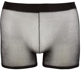 Svenjoyment Herren Pants - verführerische Boxershorts im Strumpfhosenlook für Männer, sexy Unterwäsche aus transparentem Powernet