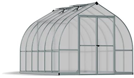 CANOPIA by Palram - Serre de Jardin en Aluminium/Polycarbonate, Argent, 8.86m²