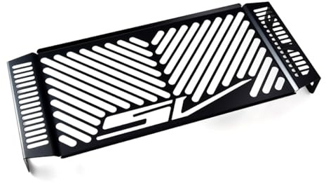 IBEX Edelstahl Kühlergrill Schwarz für Suzuki SV 1000 N/S 03-07, optimaler Schutz und einfache Montage