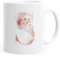 Autiga Buchstaben-Tasse S Tasse mit Buchstabe Alphabet Monogramm Watercolor gezeichnet Kaffeetasse weiß Unisize
