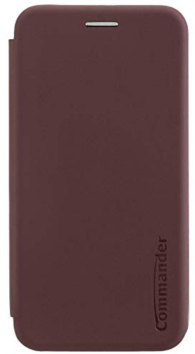 Commander Book Case Curve für Apple iPhone X/XS Soft Touch Bordeaux