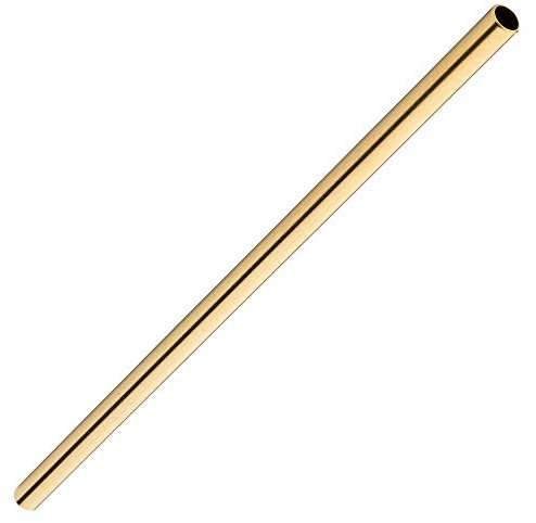 Stainless Steel Gold Cocktail Straws 5.5inch - x 12 - Reusable Metal Straws, Metal Drinking Straw