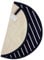 Blue & White Butchers Striped Chefs Pad/Hob Cover AGA Compatible