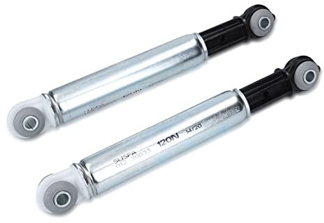 DL-pro Lot de 2 amortisseurs compatibles avec Miele 4500826 Suspa RD12 120N Alésage 8 mm pour machine à laver Mondia Meteor Gala EuroStar