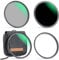 K&F Concept 67mm Magnetic Lens Filter Kit - UV CPL ND1000 Magnetic Adapter Ring Optical Glass Camera Filter Pouch Quick Swap System (Nano-X Series)