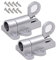 2 Pezzi Chiavistello a Molla, molla con viti Chiavistello per porta, adatto per porte di armadi, finestre, porte in legno (argento)