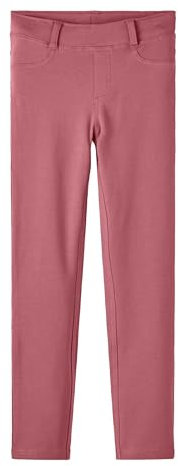 NAME IT Mädchen Stretch-Leggins mit Gürtelschlaufen