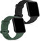 kwmobile 2X Sportarmband kompatibel mit Xiaomi Mi Watch Lite/Redmi Watch Armband - Fitnesstracker Band Set aus TPU Silikon