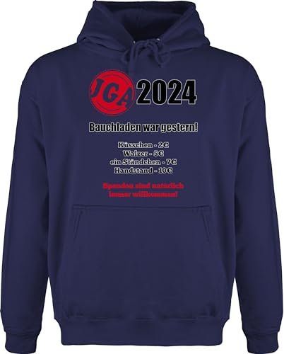 Hoodie Herren Pullover Männer - JGA Junggesellenabschied - Aufgaben der Braut - Bezahlen - Bauchladen war gestern - 3XL - Navy Blau - junggesellen abschied jungesellenen jungesellenenabschied mann