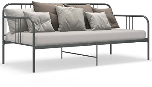 Tagesbett Bettsofa 90x200cm - Gästebett Einzelbett, Bettrahmen mit Lattenrost, Für Erwachsene, Jugendliche, i249