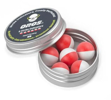 Oros Schlaganzeiger, 6er-Pack (Medium, Rot und Weiß)