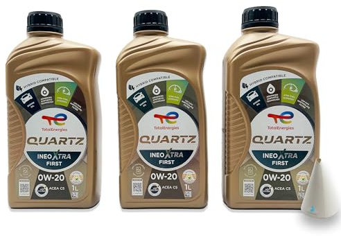 3 L Total Quartz Ineo Xtra First 0W-20 | kompatibel mit Opel/Vauxhall OV 040 1547 - A20 | PSA B71 2010 | 3 Liter | Motoröl | Motorenöl | mit Trichter | weitere Empfehlungen siehe Artikelbeschreibung