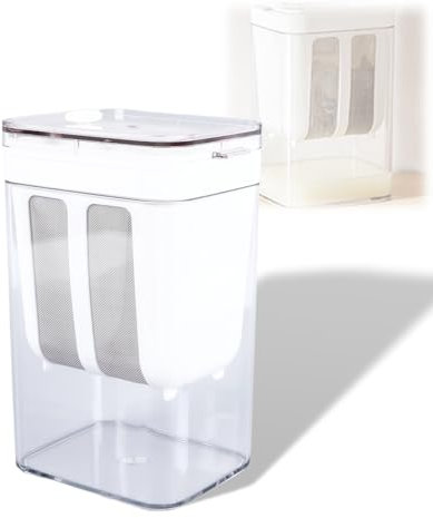 Colino per Yogurt Greco Colino Acciaio Inox Maglia Fine Alloggiamento in Plastica 1100ml Alto Volume la separazione del siero di latte Setaccio da Cucina per Latte Yogurt Latte di Soia