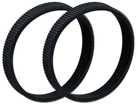 Folpus Accessoires de courroie d'entraînement de raboteuse, 2 pièces de remplacement pour raboteuse électrique de 82mm, CAOUTCHOUC