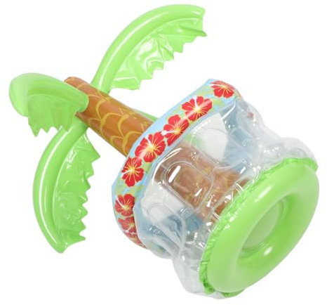 YARNOW Inflatable Palm Tree Cooler Drink Bucket Ice Cube Bucket Decoration for Pool Party Summer Beverage Cooler