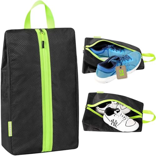 Hihealer Geruchsdichte Golf-Fußballschuhtasche für Reisen, Herren, Muttertagsgeschenk, geruchsabsorbierend, leicht, wasserabweisend, Schuh-Organizer mit Aktivkohlegewebe für Fitnessstudio, Sport,