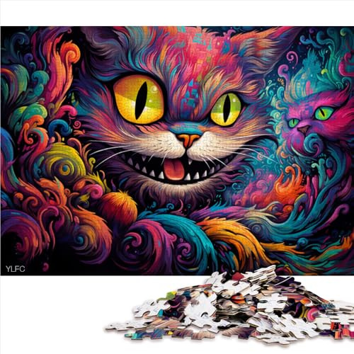 1000-teiliges Puzzle, Alice Cat, Papierpuzzle, für Erwachsene und Familien, Lernspiel. Größe: 26 x 38 cm.